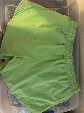 lululemon athletica Neon Lime Performance Shorts